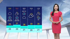 [날씨] 오늘까지 중부 중심 '폭염'&hellip;주말 제주&middot;남부 강한 비