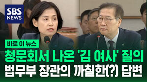 [바로이뉴스] 청문회서 나온 '김 여사' 질의&hellip;법무부 장관의 까칠한(?) 답변