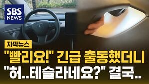 [자막뉴스] "빨리요!" 긴급 출동했더니 "허..테슬라네요?" 결국..