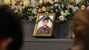 '성전환 후 강제전역' 고 변희수 하사 대전현충원 안장식 거행
