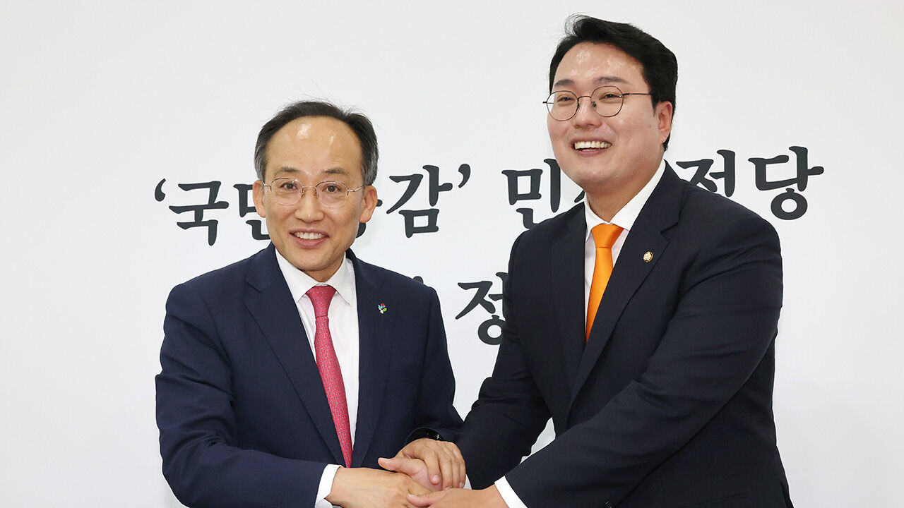 지난 4일 추경호 원내대표 예방한 천하람 원내대표 