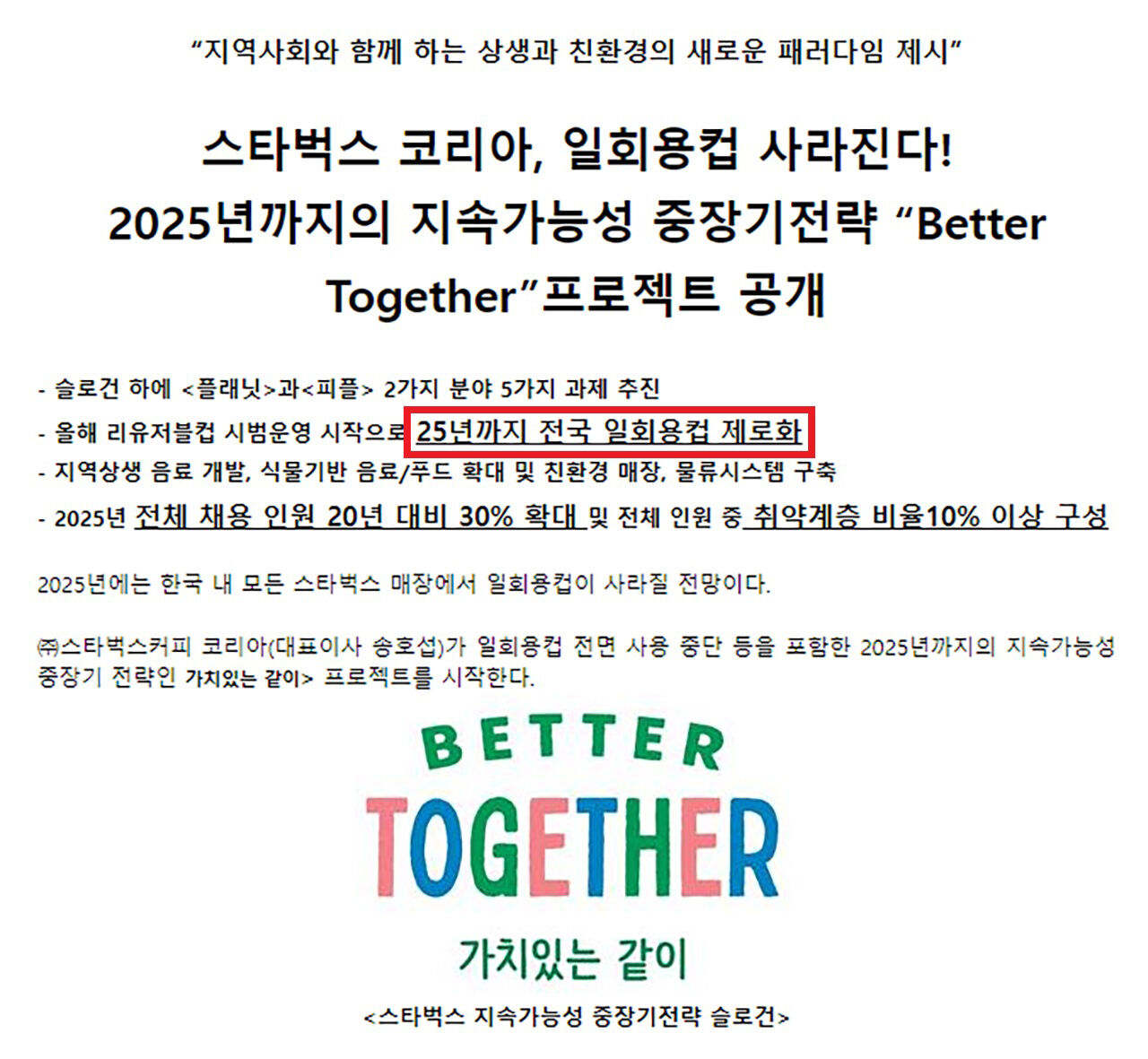 2021년 스타벅스 보도자료