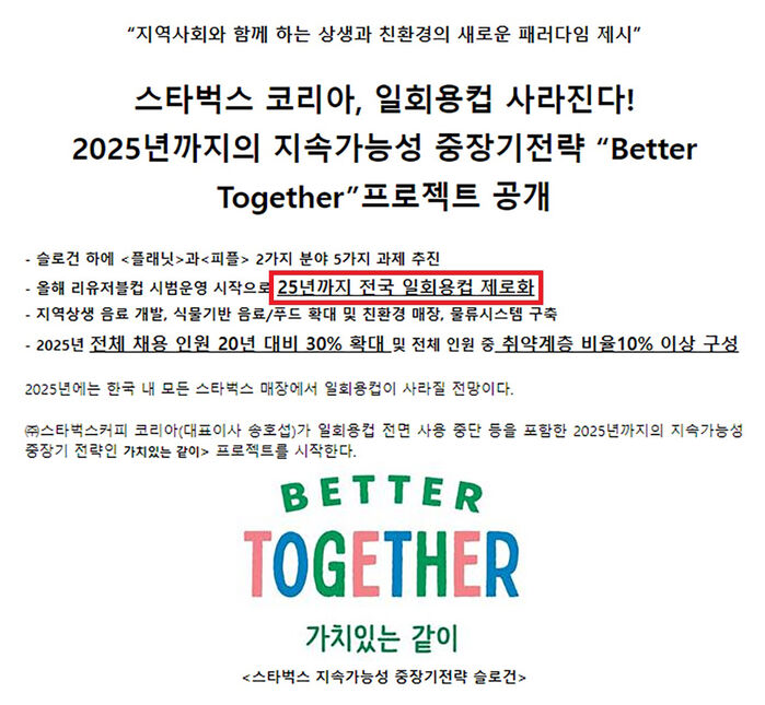 2021년 스타벅스 보도자료