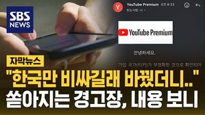 [자막뉴스] 유튜브 프리미엄