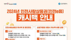 내달부터 인천 강화&middot;옹진군서 이음카드 쓰면 10% 캐시백