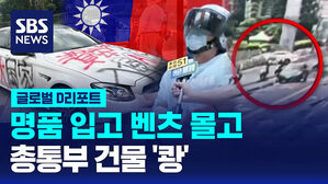 [글로벌D리포트] 명품 입고 벤츠 몰고 총통부 건물 '쾅'