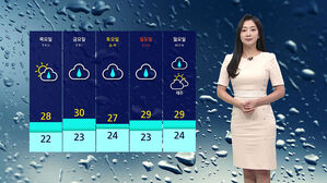 [날씨] 오후까지 내륙 곳곳 약한 비&hellip;남부지방 '폭염특보'