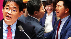 [영상] "국민들께 떳떳하다고 할 수 있습니까!" "네!!"&hellip;'목청 대결'에 엉망진창 된 국회 현장 가보니