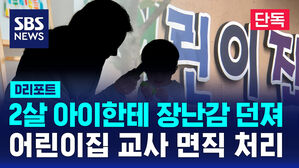 [단독] 2살 아이한테 장난감 던진 어린이집 교사&hellip;면직 처리 (D리포트)