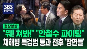 [영상] "무슨 소리!" "뭐! 쳐봐!" 특검법 통과 전 아수라장&hellip;통과 후 정청래 국회법 '줄줄' 나열한 이유는?