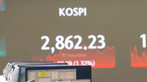 코스피, 삼성전자 깜짝실적에 2,860대&hellip;시총 역대 2위