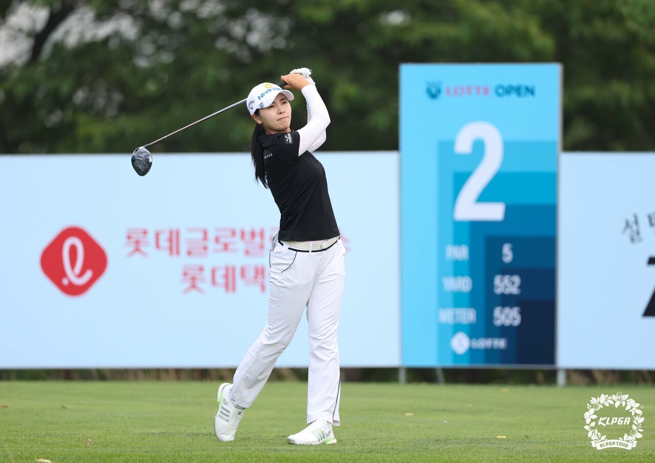 이가영의 티샷 (사진=KLPGA 제공, 연합뉴스)