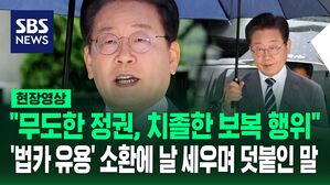 [영상] "잠깐만요" 하더니 "이 사건은&hellip;" '법카 유용' 소환 통보에 이재명 전 대표가 한 말