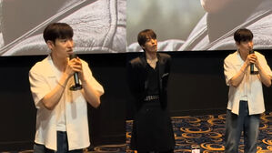 [SBS Star] "I Didn't Like the Film!" Fan Asks Lee Je Hoon to Refund Her Ticket at 'Escape' Stage Greeting