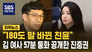 "전적으로 본인 책임이라고&hellip;" 김 여사와 57분 통화 공개한 진중권
