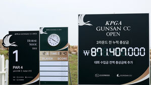 '총상금 변액제' 군산CC오픈&hellip;현재 8억 7,140만 원 증액
