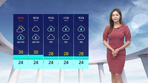 [날씨] 푹푹 찌는 찜통더위&hellip;내륙 곳곳 요란한 소나기