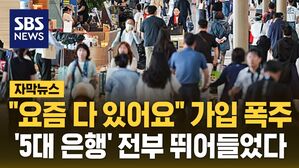 [자막뉴스] "요즘 다 있어요" 가입 폭주&hellip;'5대 은행' 전부 뛰어들었다