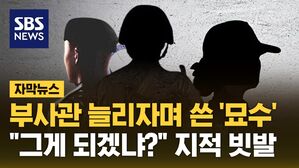[자막뉴스] 부사관 늘리자며 쓴 '묘수'&hellip;"그게 되겠냐?" 지적 빗발