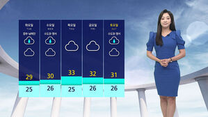 [날씨] 중부 중심 비&hellip;서울 체감 30도 무더위