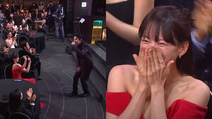 [SBS Star] VIDEO: "Her Face Is as Red as Her Dress!" Chun Woo Hee Seen Fangirling Over Jay Park