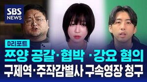 [AI D리포트] '쯔양 공갈' 혐의 유튜버 구제역&middot;주작감별사 사전영장