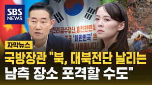 [자막뉴스] 국방부장관 "북, 대북 전단 날리는 남측 장소 포격할 수도"