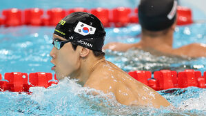 자유형 50ｍ 지유찬 "최초 준결승 진출 목표"
