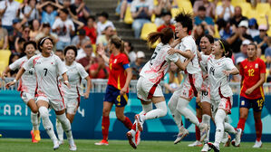 월드컵 우승팀 스페인, 여자축구 첫 경기서 일본에 역전승