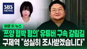 [바로이뉴스] '쯔양 협박 혐의' 유튜버 구속 갈림길&hellip;구제역 "성실히 조사받겠다"