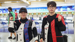 박하준-금지현 공기소총 10ｍ 혼성 은메달&hellip;파리올림픽 한국 첫 메달