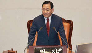 주호영 "증오의 굿판&hellip;의장, 법안 강행처리 중단시켜달라"