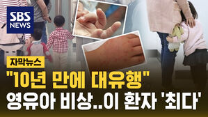 [자막뉴스] "10년 만에 대유행 왔다" 영유아 가정 비상&hellip;수족구 유행