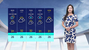 [날씨] 남부 장마 끝, 무더위 기승&hellip;내일까지 가끔 비