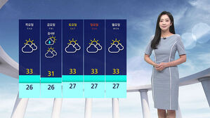 [날씨] 밤낮 없는 무더위&hellip;대체로 맑은 하늘