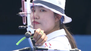 [올림픽] "텐으로 경기 마무리"&hellip;남수현, 8강행 마지막 티켓 차지 (양궁 여자 개인 16강)