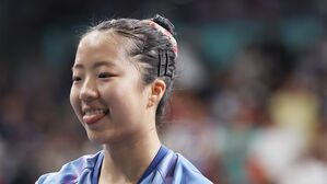 [올림픽] 완패에도 기죽지 않은 신유빈 "천멍이 강했다&hellip;끝 아냐"