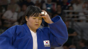 [올림픽] 차분하게 승리 이끈 김하윤&hellip;동메달 결정전으로 (유도 여자 +78kg 패자부활전)
