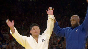 [올림픽] '신장 2m' 리네르에 석패&hellip;김민종 은메달 획득 (유도 남자 +100kg 결승)