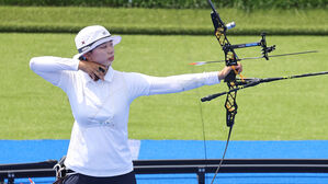 [올림픽] 양궁 임시현 3관왕 명중 시동