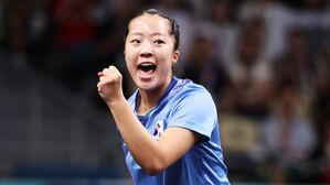[올림픽] 무서운 하야타의 '뒷심'&hellip;흔들려도 3세트 끝까지 해내는 신유빈! (탁구 여자 단식 동메달 결정전)