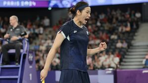 [올림픽] "5점 연속 포인트 획득"&hellip;흐름 가져오는 안세영 (배드민턴 여자 단식 준결승)