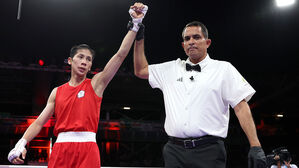 계속되는 성별 논란&hellip;린위팅에게 패한 선수는 'X 제스처'