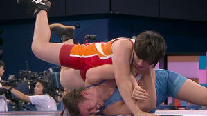 [올림픽] 위기 순간을 기회로&hellip;북한 박솔금 8강 진출 (레슬링 여자 자유형 68kg 16강)