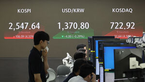 코스피 장중 3%대 오르며 '안도'&hellip;코스닥은 5% 넘게 반등