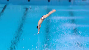 [올림픽] 역대 고난도 연기 보여준 우하람, 준결승 진출 (다이빙 남자 3m 스프링보드 예선)