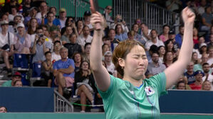 [올림픽] "저건 못 받죠" 강한 스매시&hellip;듀스 끝 2경기 승리 (탁구 여자 단체 8강)