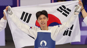 올림픽, 박태준 8년 만에 태권도 금맥 이었다&hellip;남자 58㎏급 첫 금메달