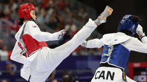 [올림픽] "첫 올림픽 여유 있는 승리!"&hellip;태권도 김유진, 준결승 진출 확정! (태권도 여자 -57KG 8강)