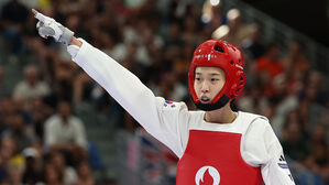 [올림픽] 태권도 김유진, 57㎏급 4강 진출&hellip;중국 세계 1위와 격돌